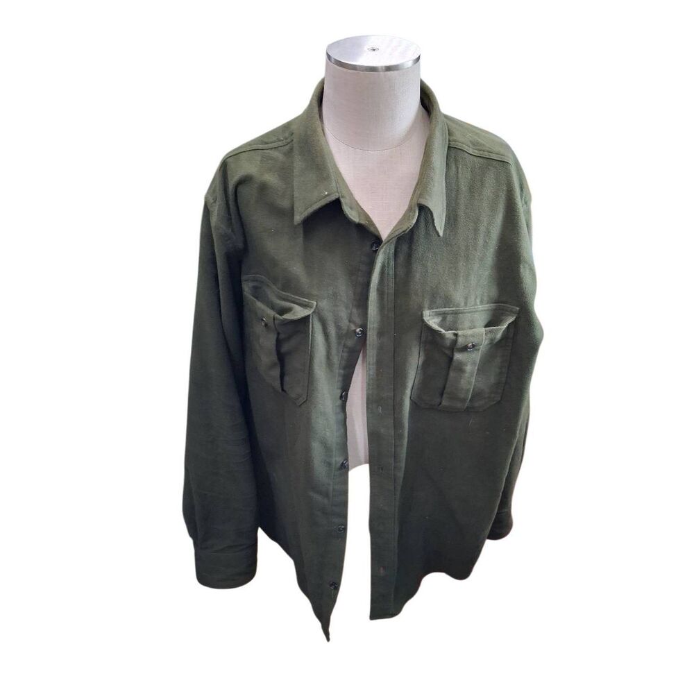 Filson 2xl moss green  moleskin Seattle shirt
